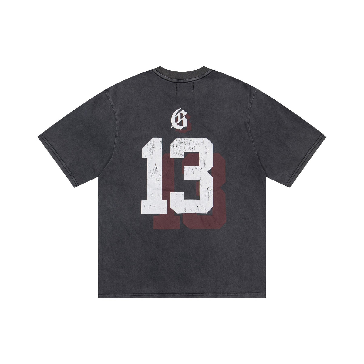 Godspeed Skull & 13 Graphic Short-Sleeve T-Shirt — back