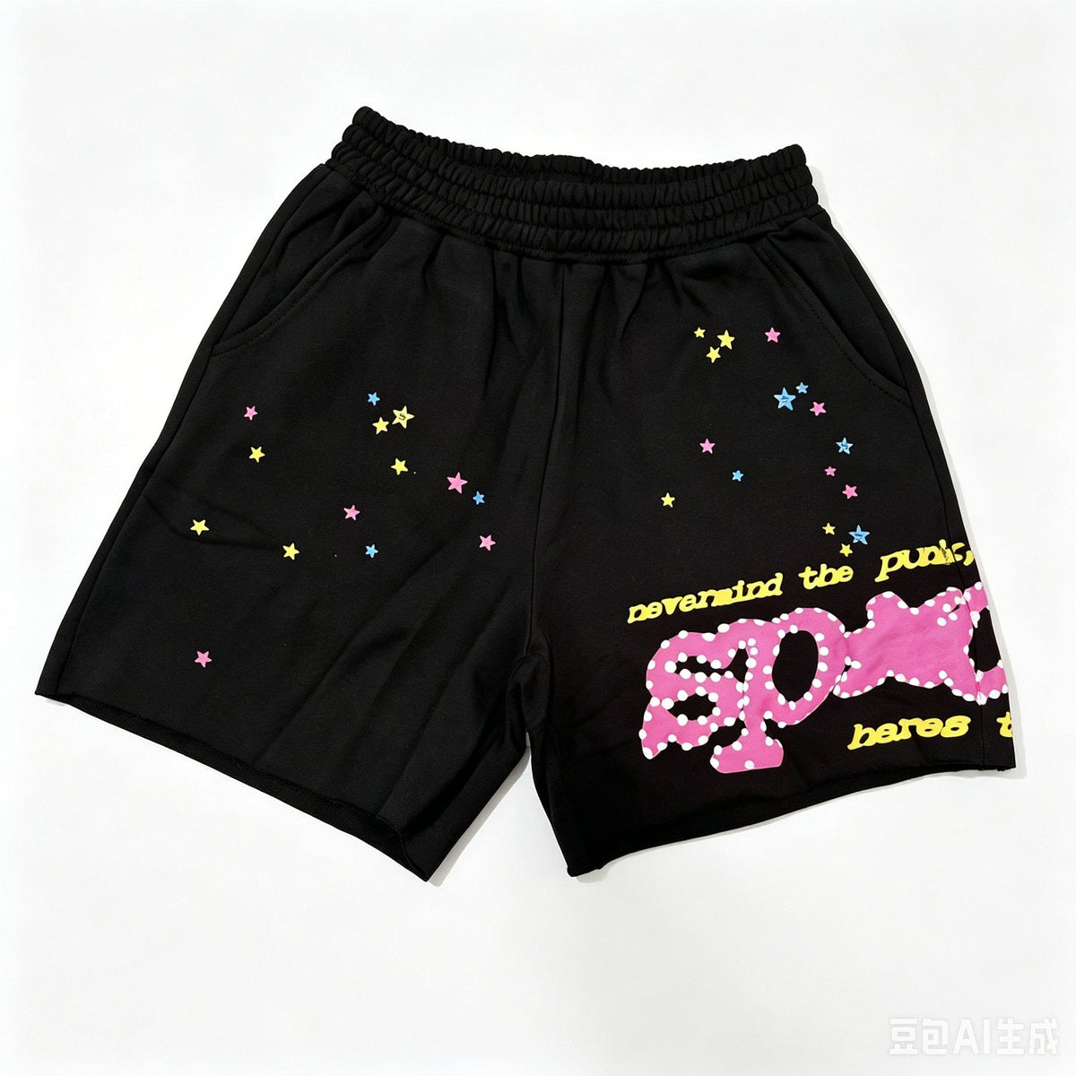 Sp5der Star & Spider Graphic Short-Sleeve Set — front